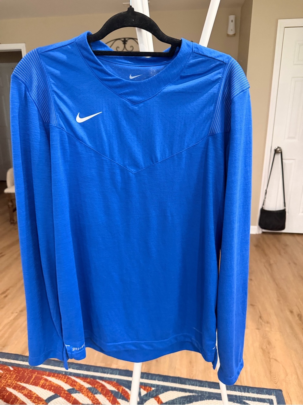 Nike Royal Blue Dri-FIT Long Sleeve Top